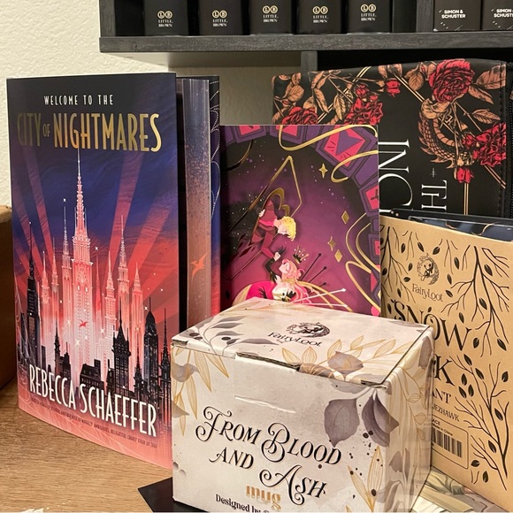 Fairyloot Exclusive Signed Welcome to the City of Nightmares + Full Box Items